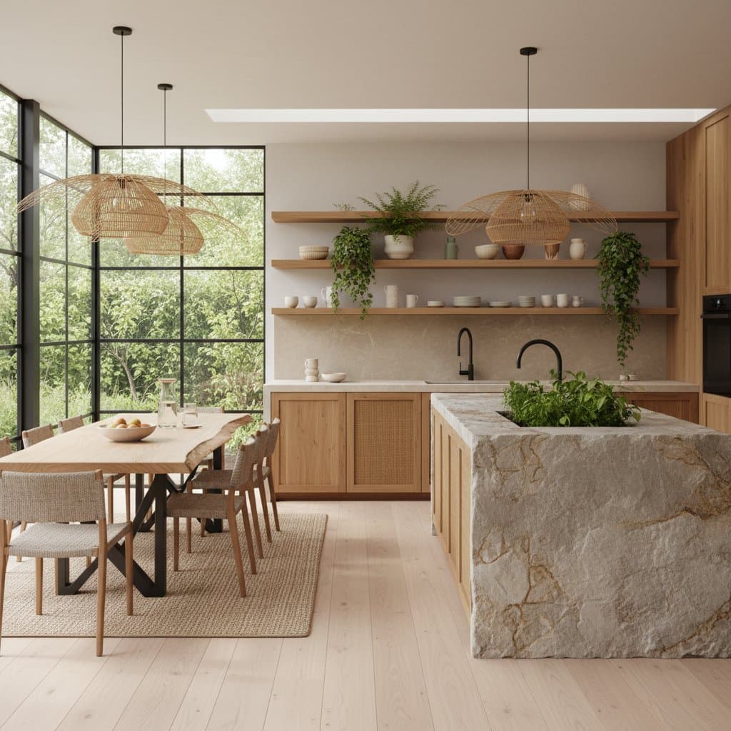 Featured image for Biophilic Kitchens Bring Nature Into Daily Rituals